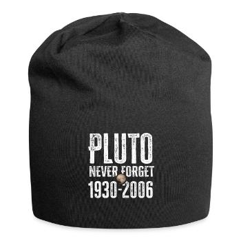 N’oubliez jamais Pluto Design Retro Style Funny Space - Bonnet en jersey - noir - Devant