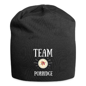Porridge Cereal Grits Kasha Upma Rice And Oats - Jersey Beanie - black - Front