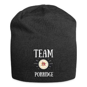 Porridge Cereal Grits Kasha Upma Rice And Oats - Jersey Beanie - charcoal grey - Front