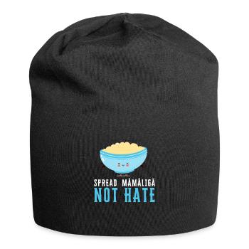 Mamaliga Romanian Moldovan Porridge Polenta - Jersey Beanie - black - Front