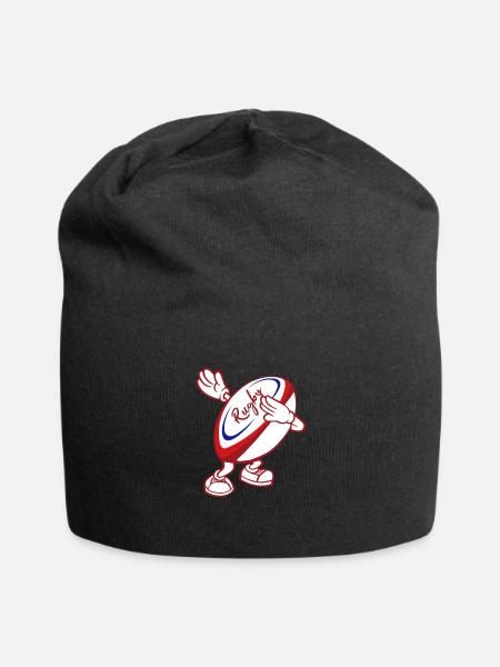 Dab Rugby Dab Joueur Maillot France Rugby - Bonnet en jersey - noir