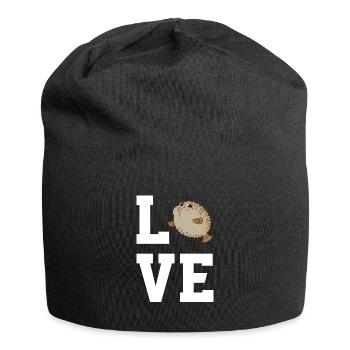 Dear puffer fish - Jersey Beanie - black - Front
