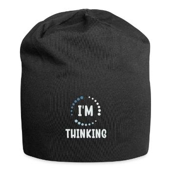I'm Thinking Stand By, I'm Processing This - Jersey Beanie - black - Front
