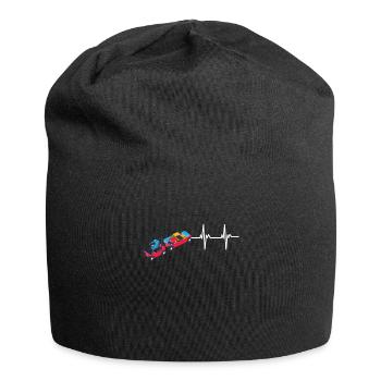 Baggage Handler Airfield Airport Worker - Jersey Beanie - black - Front