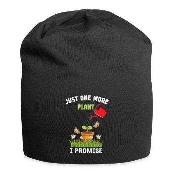 Juste une plante de plus que je promets thérapie plantaholic - Bonnet en jersey - noir - Devant