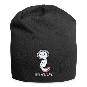 Axolotl Salamander - Jersey-Beanie - Schwarz - Vorne