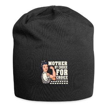 Mother By Choice For Choice Pro Choice Feminist - Jersey Beanie - black - Front