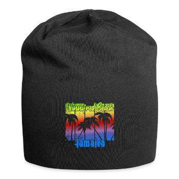 Winnifred Beach Jamaica - Jersey-Beanie - Schwarz - Vorne