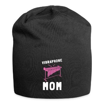 Vibraphone Mom Marimba Ninja And Mallet - Jersey Beanie - black - Front