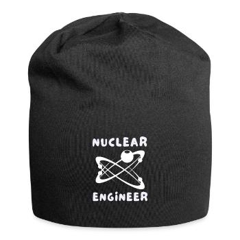 Thème génie nucléaire de la fission de l’uranium - Bonnet en jersey - noir - Devant