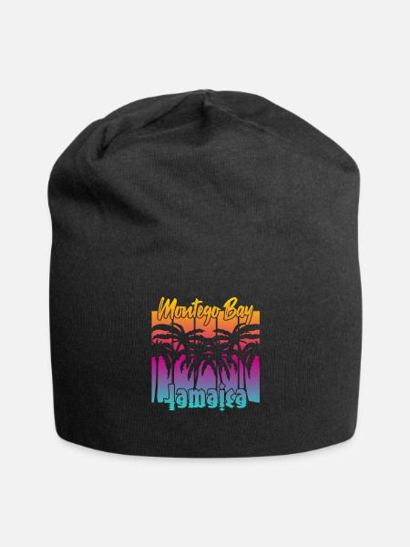 Montego Bay Jamaica - Jersey-Beanie - Schwarz