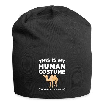 Kamel-halloween-kostüm - Jersey-Beanie - Schwarz - Vorne