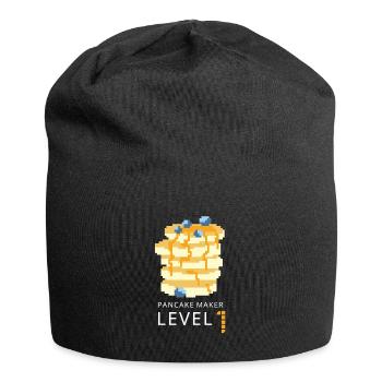 Syrup For Pancakes Flipping Flapjack Breakfast - Jersey Beanie - black - Front