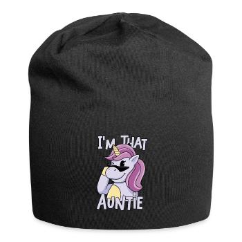 I am That Auntie - Jersey-Beanie - Schwarz - Vorne