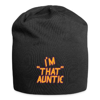 I am That Auntie - Jersey-Beanie - Schwarz - Vorne