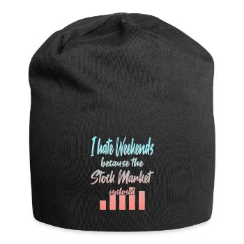 Stock Market is Closed - Jersey-Beanie - Schwarz - Vorne