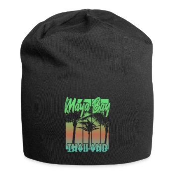 Maya Bay Thailand - Jersey Beanie - black - Front