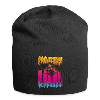 Mirissa Sri Lanka - Jersey-Beanie - Schwarz - Vorne