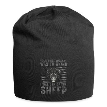 Your first Mistake was thinking I was one of the - Jersey Beanie - black - Front