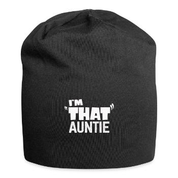 I am That Auntie - Jersey-Beanie - Schwarz - Vorne