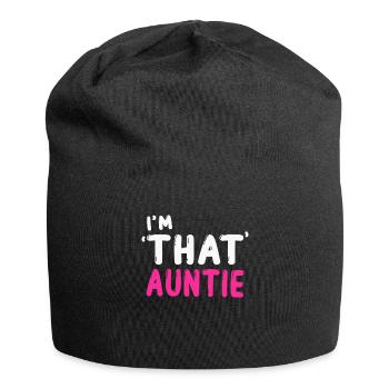 I am That Auntie - Jersey-Beanie - Schwarz - Vorne