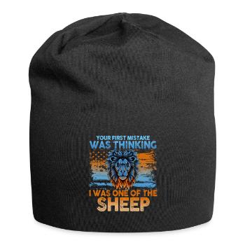 Your first Mistake was thinking I was one of the - Jersey Beanie - black - Front