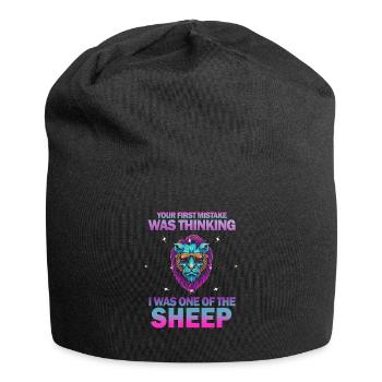 Your first Mistake was thinking I was one of the - Jersey Beanie - black - Front