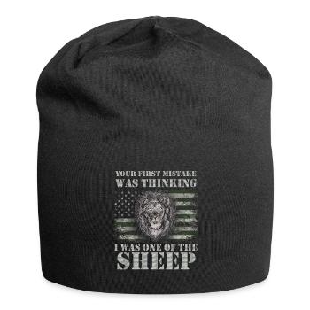 Your first Mistake was thinking I was one of the - Jersey-Beanie - Schwarz - Vorne