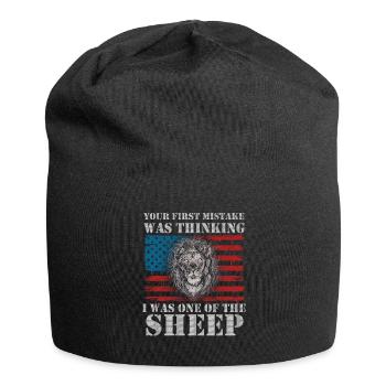 Your first Mistake was thinking I was one of the - Jersey-Beanie - Schwarz - Vorne