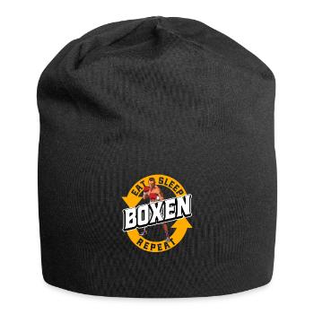 Eat Sleep Boxen Repeat Boxer Boxen Boxsport - Jersey-Beanie - Schwarz - Vorne