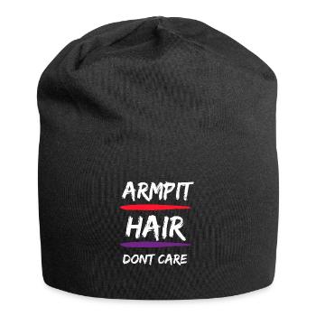 Féministe Anti Rasage Corps Velu - Bonnet en jersey - noir - Devant