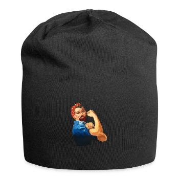 Feminist Anti Shaving Hairy Body - Jersey Beanie - black - Front