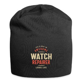 Lustige tolle Uhr Reparateur Job Beruf - Jersey-Beanie - Schwarz - Vorne