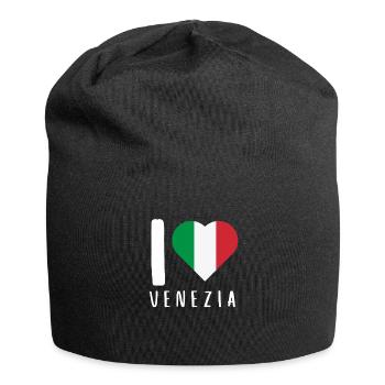 Venise Gondole Italie Venise - Bonnet en jersey - noir - Devant