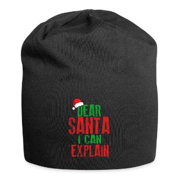 Dear Santa I Can Explain Xmas Naughty Matching - Jersey-Beanie - Schwarz - Vorne