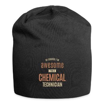 Je suis génial Je suis un technicien chimiste Drôle de travail - Bonnet en jersey - noir - Devant