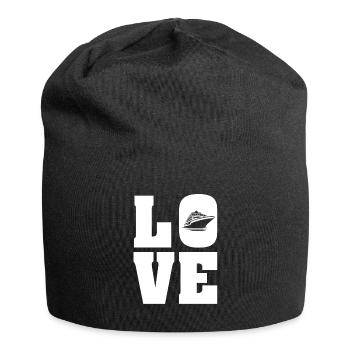 Kreuzfahrturlauber Kreuzfahrt Urlaub - Jersey-Beanie - Schwarz - Vorne