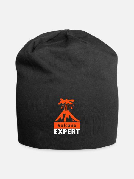 Volcanologists Geologist Magma Volcano - Jersey-Beanie - Schwarz