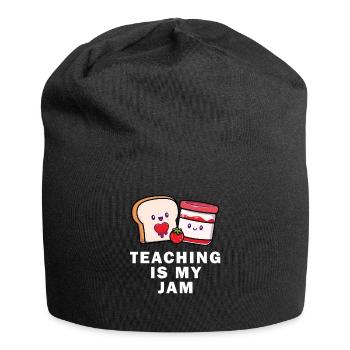 Teaching Is My Jam School Teacher Appreciation - Jersey Beanie - black - Front