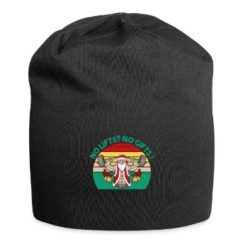 No Lifts No Gifts Christmas Gym Ugly Santa - Jersey-Beanie - Schwarz - Vorne