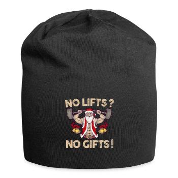 No Lifts No Gifts Christmas Gym Ugly Santa - Jersey-Beanie - Schwarz - Vorne