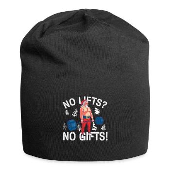 No Lifts No Gifts Christmas Gym Ugly Santa - Jersey-Beanie - Schwarz - Vorne