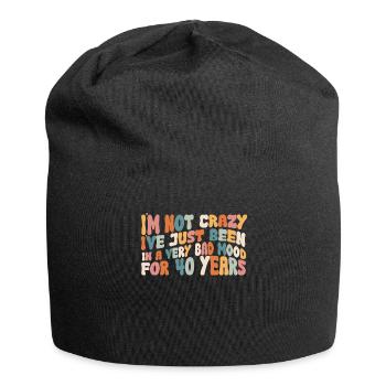 40 Years Old Vintage 1982 Limited Edition 40th - Jersey-Beanie - Schwarz - Vorne