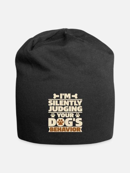 Hundetrainer Hundetrainer - Jersey-Beanie - Schwarz