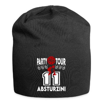 Jga Besoffen Absturz Hagelvoll Betrunken Dicht - Jersey-Beanie - Schwarz - Vorne