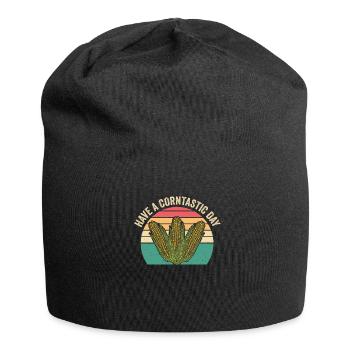 Have A Corntastic Day - Jersey Beanie - black - Front