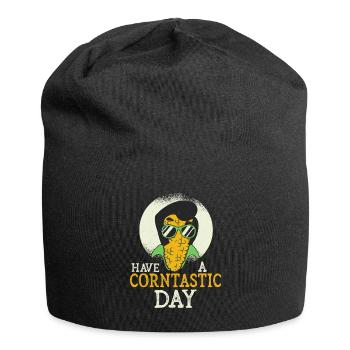 Have A Corntastic Day - Jersey-Beanie - Schwarz - Vorne