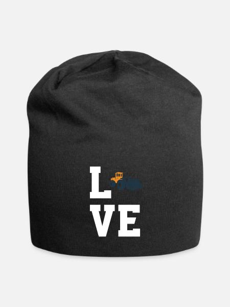 Radlader Liebhaber - Jersey-Beanie - Schwarz