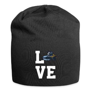 Liebe Walzen - Jersey-Beanie - Schwarz - Vorne