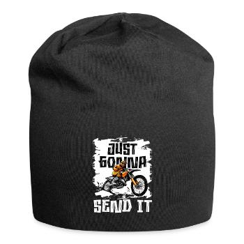 Just Gonna Send It American Flag Motocross - Jersey-Beanie - Schwarz - Vorne